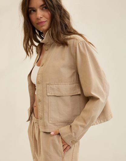 Aerie Cropped Chore Jacket