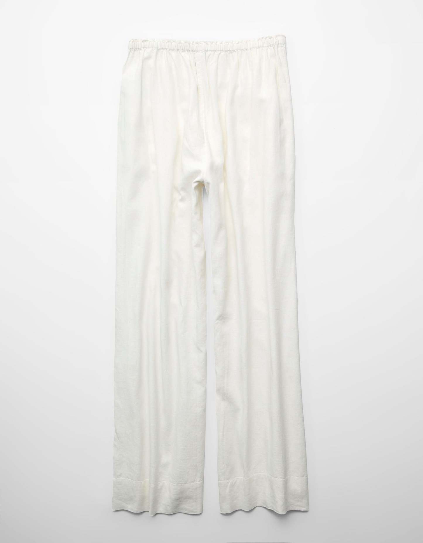 AE Linen-Blend Wide-Leg Pant