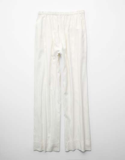 AE Linen-Blend Wide-Leg Pant