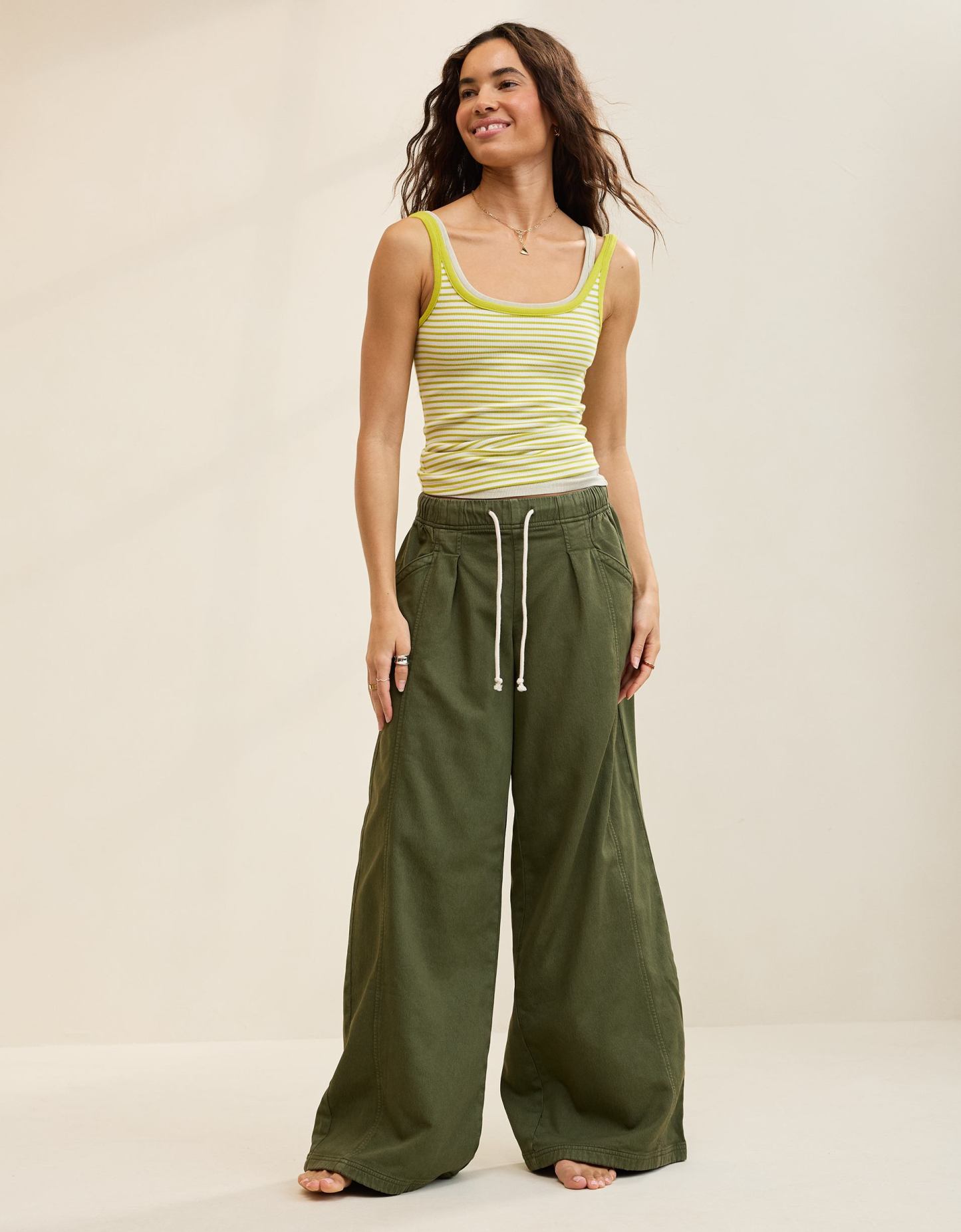 Aerie Daydream Denim Stretch Trouser