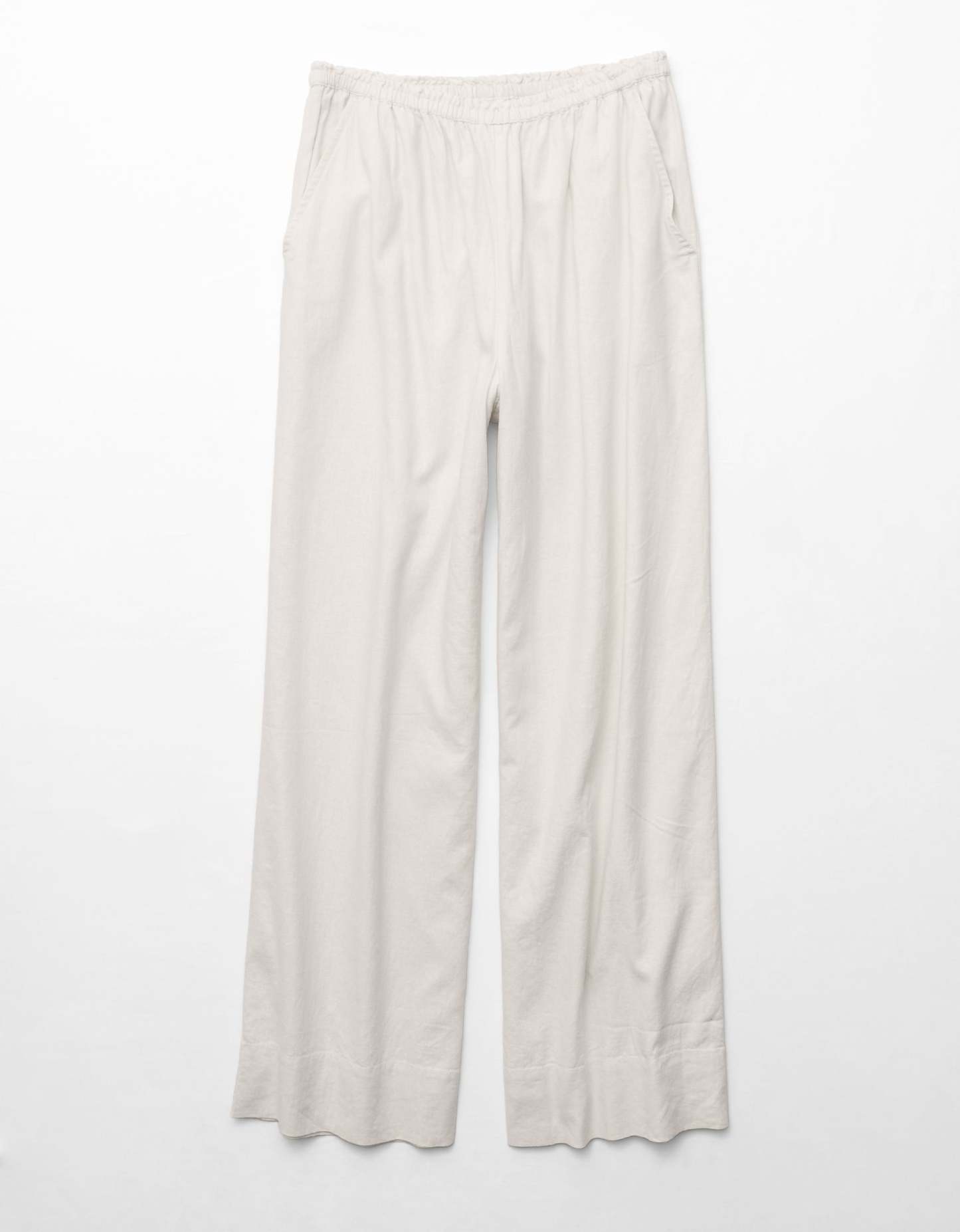 AE Linen-Blend Wide-Leg Pant
