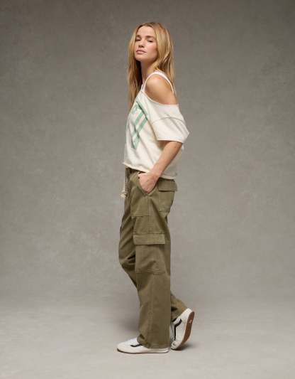 AE Low-Rise Baggy Straight Cargo Pant