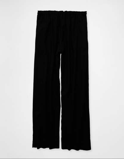 AE Linen-Blend Wide-Leg Pant