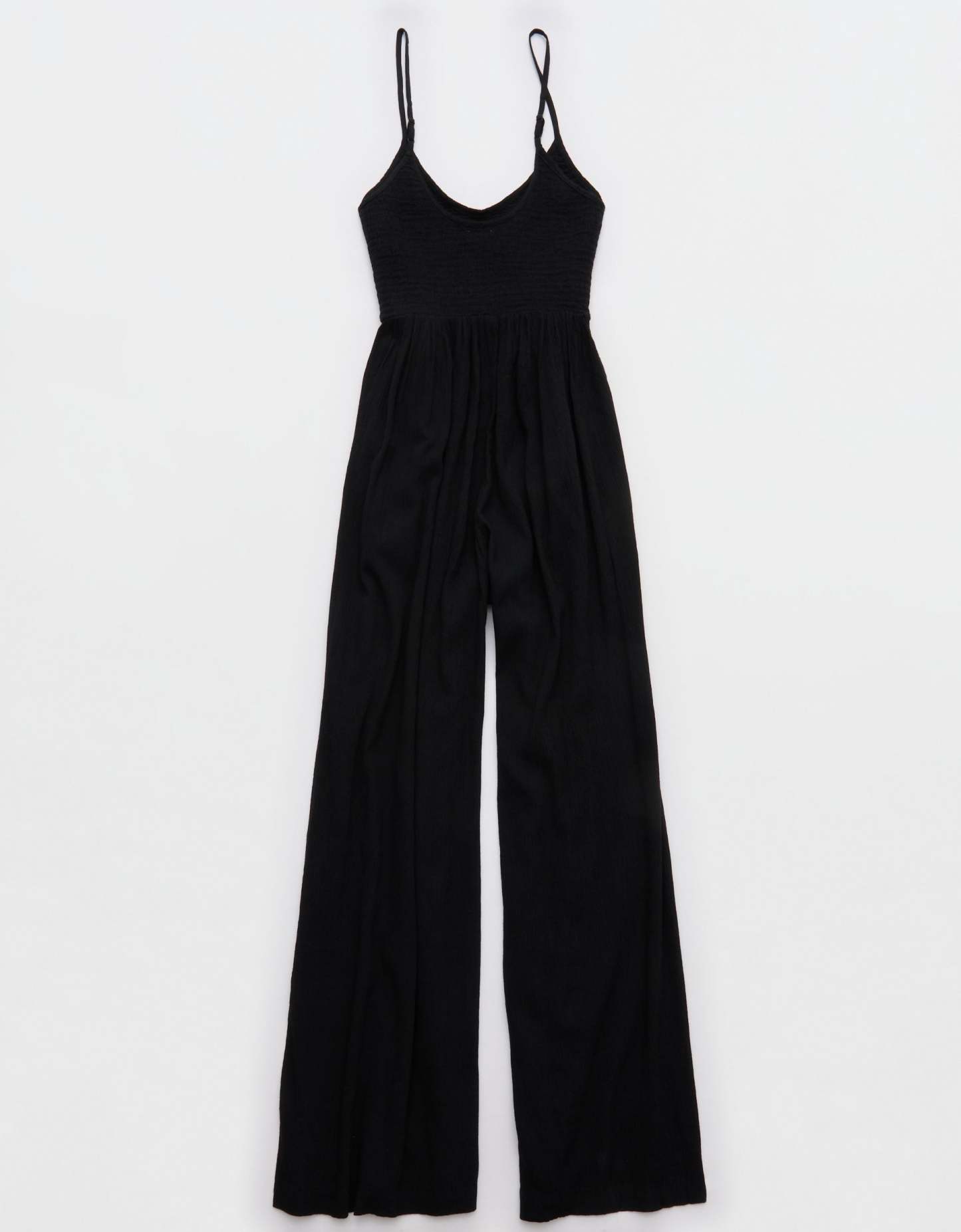 Aerie At The Barre Smocked Jumpsuit
