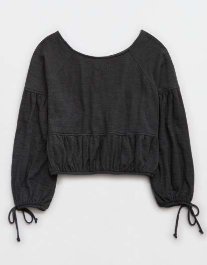 Aerie Endless Summer Cropped Sweatshirt