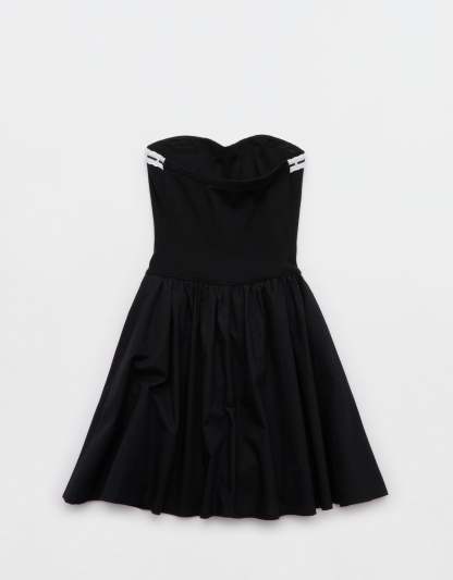 Aerie Strapless At The Barre Mini Dress