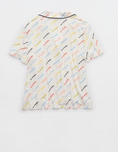 Aerie Real Soft® Short Sleeve Pajama Shirt
