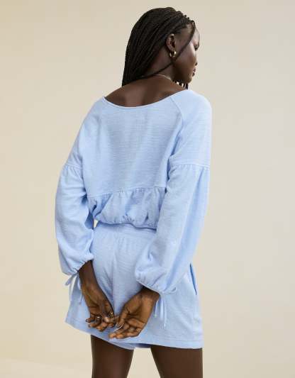 Aerie Endless Summer Cropped Sweatshirt