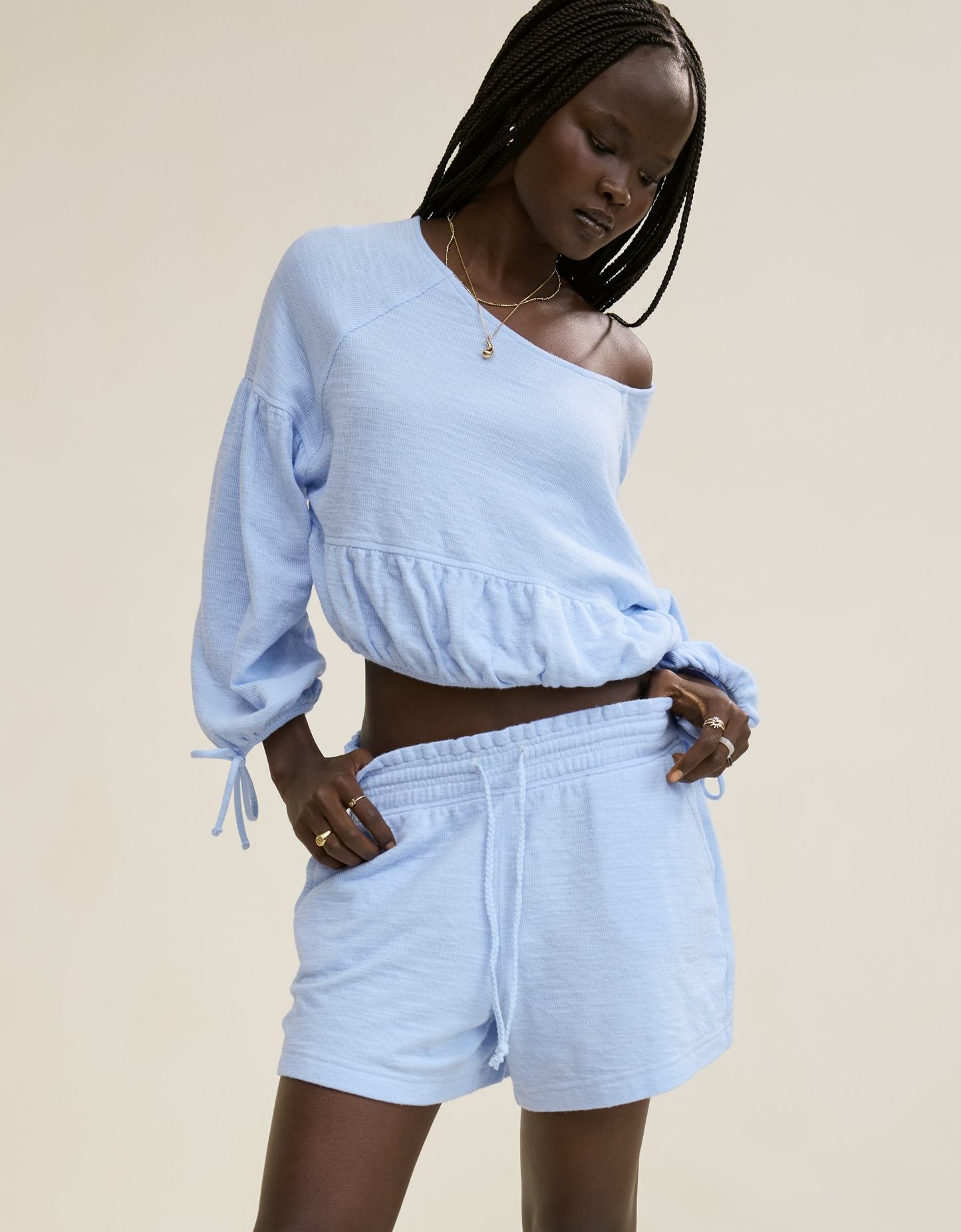 Aerie Endless Summer Cropped Sweatshirt