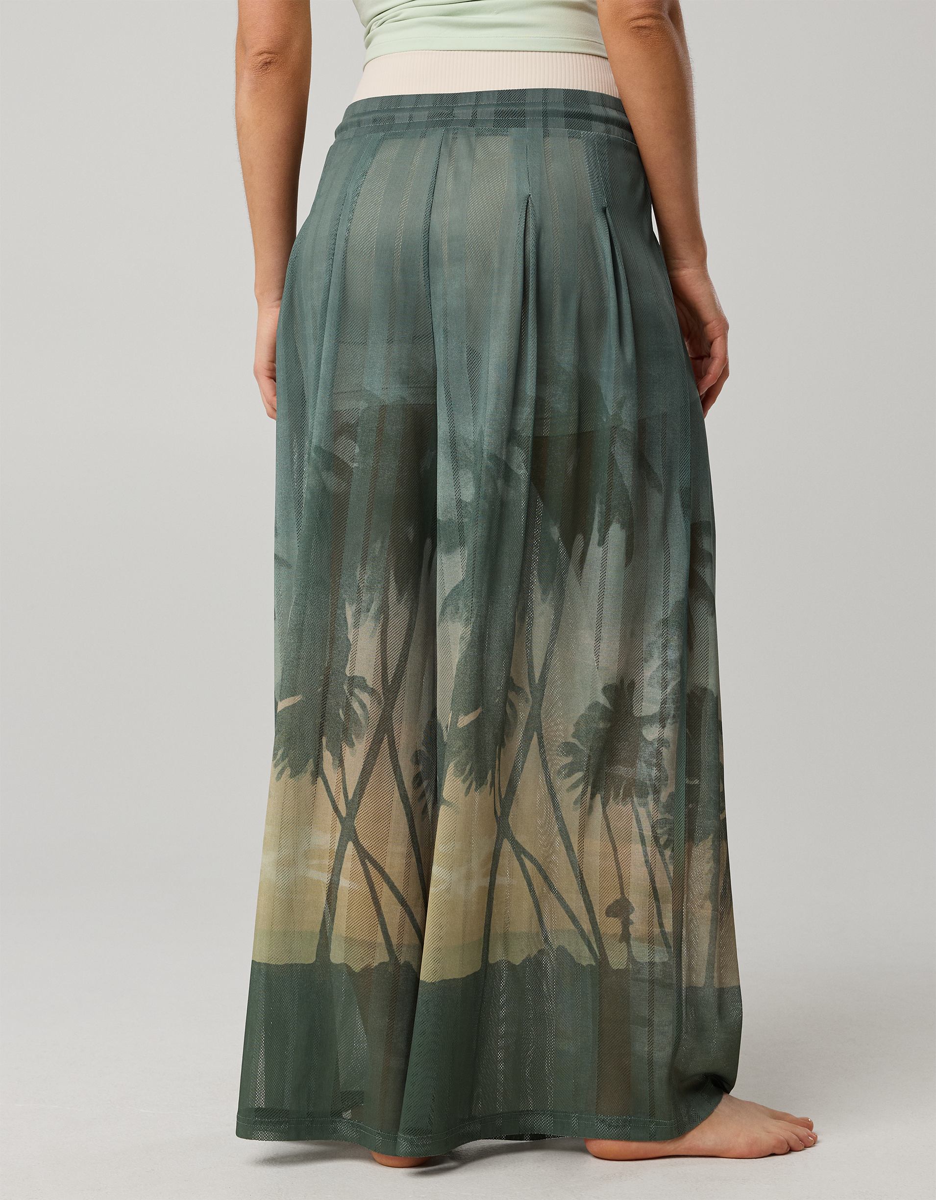 OFFLINE By Aerie Mesh Super Wide Leg Pant