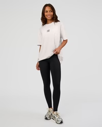 Everyday Elevation FLXCotton Oversized Tee - White-Carbon Green