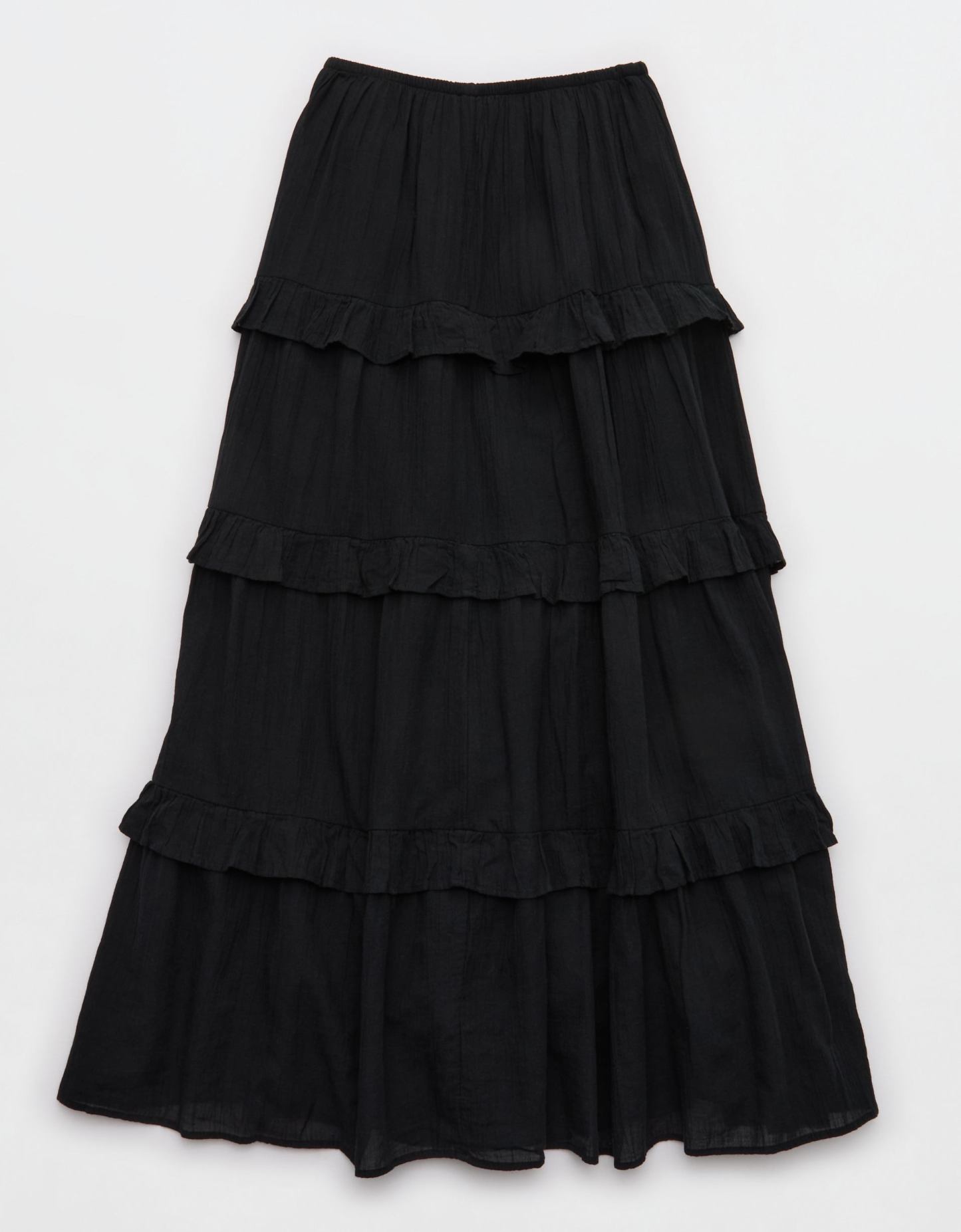 Aerie Ready To Ruffle Tiered Midaxi Skirt