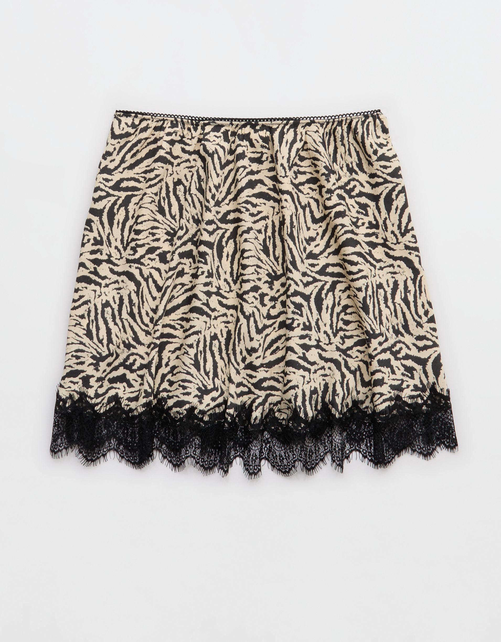 Aerie Festival Satin Mini Skirt