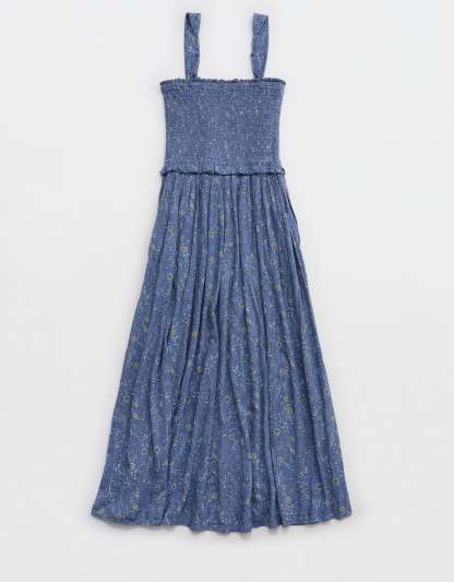 Aerie At The Barre Smocked Dress