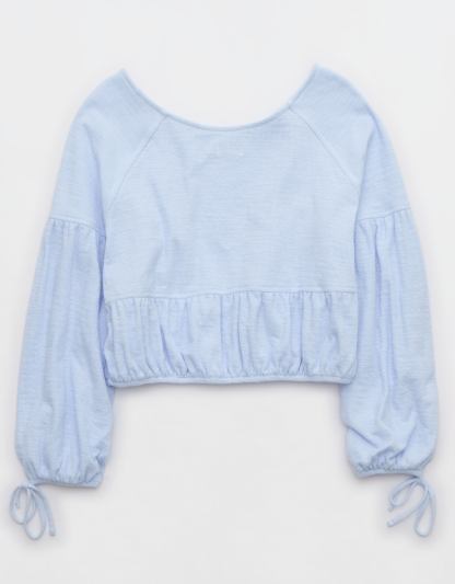 Aerie Endless Summer Cropped Sweatshirt