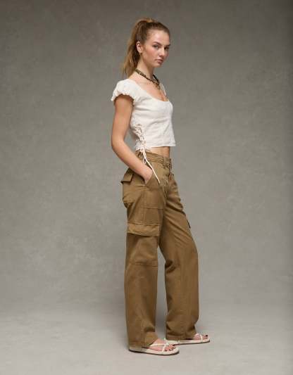 AE Low-Rise Baggy Straight Cargo Pant