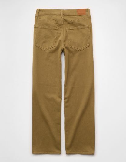 AE Stretch Super High-Waisted Wide-Leg Pant