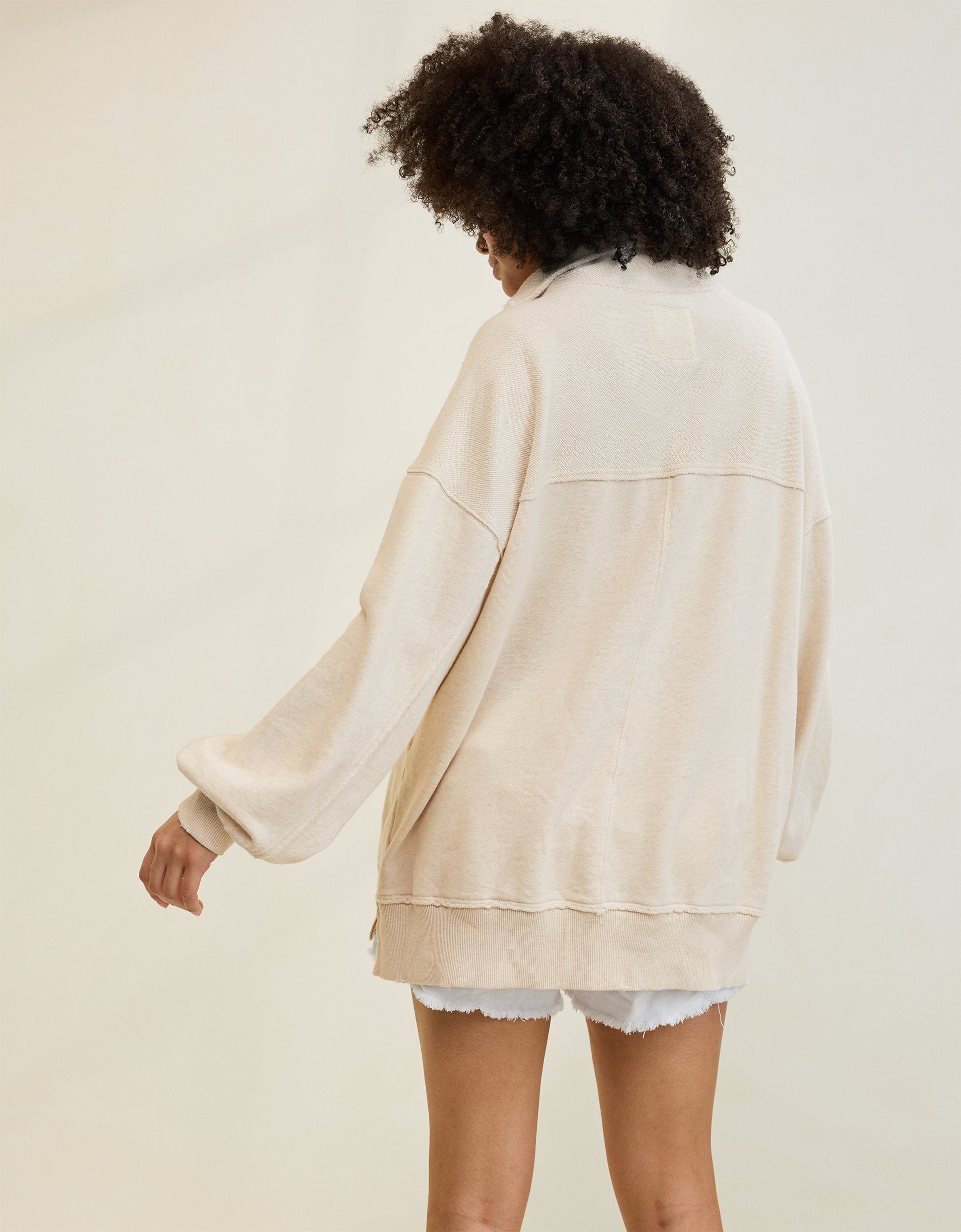 Aerie Starry Skies Open Neck Sweatshirt