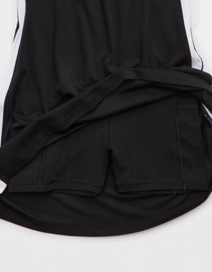 OFFLINE By Aerie Real Me XTRA Square Neck Track Mini Dress