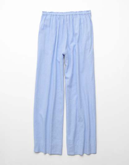 AE Linen-Blend Wide-Leg Pant