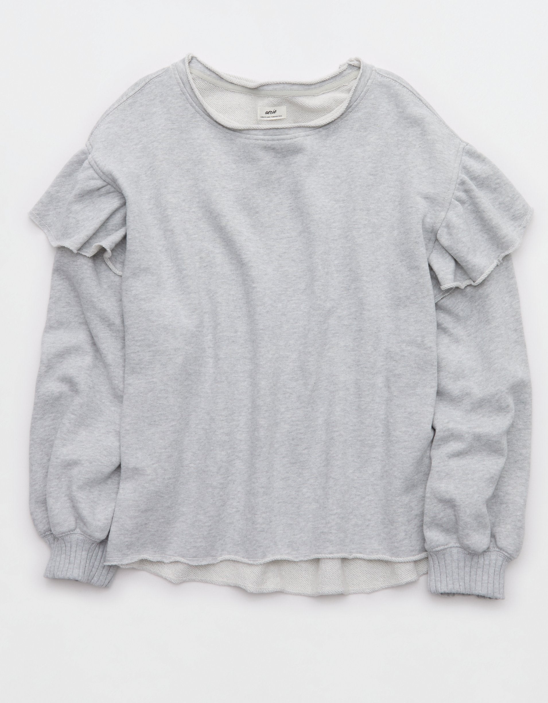 Aerie Ruffle Sleeve Sweatshirt