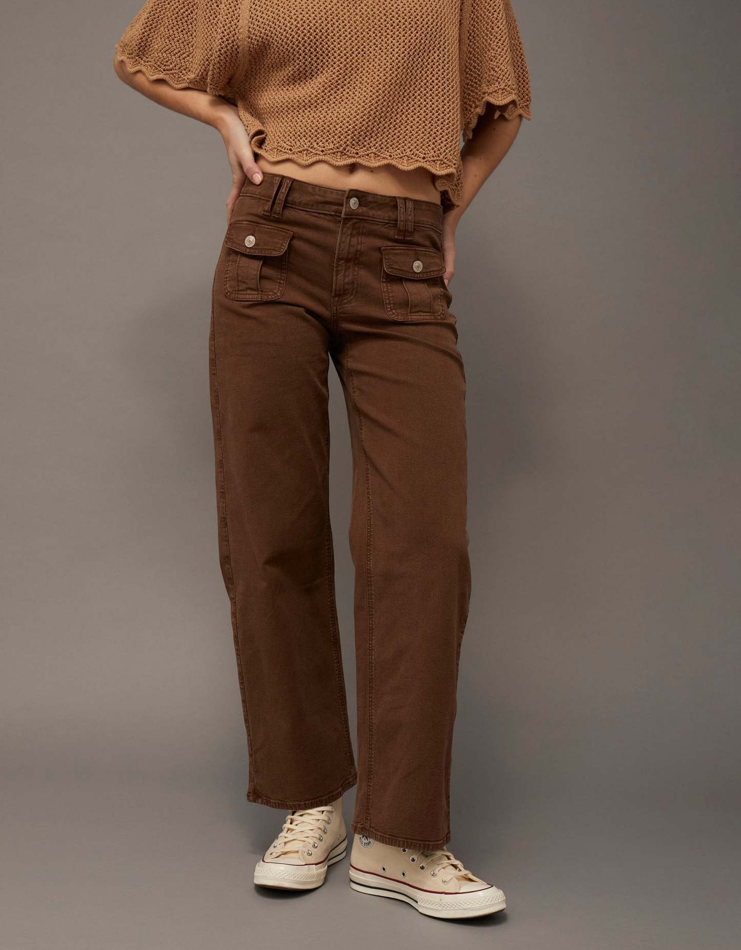 AE Stretch High-Waisted Stovepipe Pant