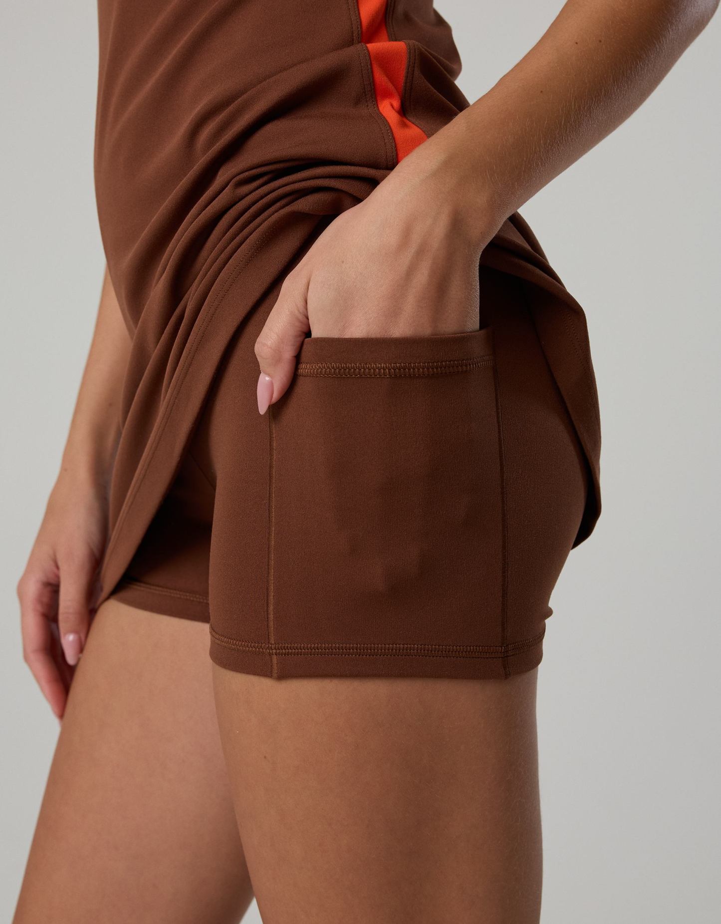 OFFLINE By Aerie Real Me XTRA Square Neck Track Mini Dress