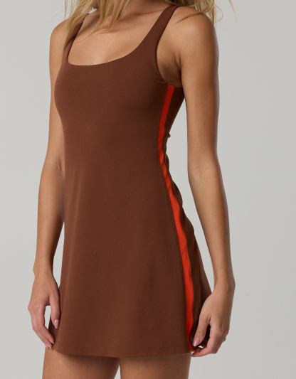 OFFLINE By Aerie Real Me XTRA Square Neck Track Mini Dress