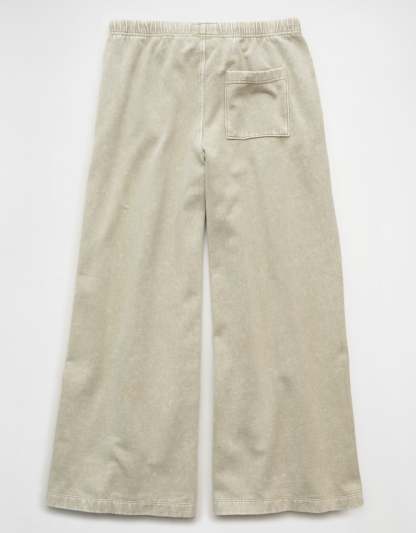 AE Everyday Luxe Wide-Leg Sweatpant