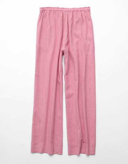 AE Linen-Blend Wide-Leg Pant