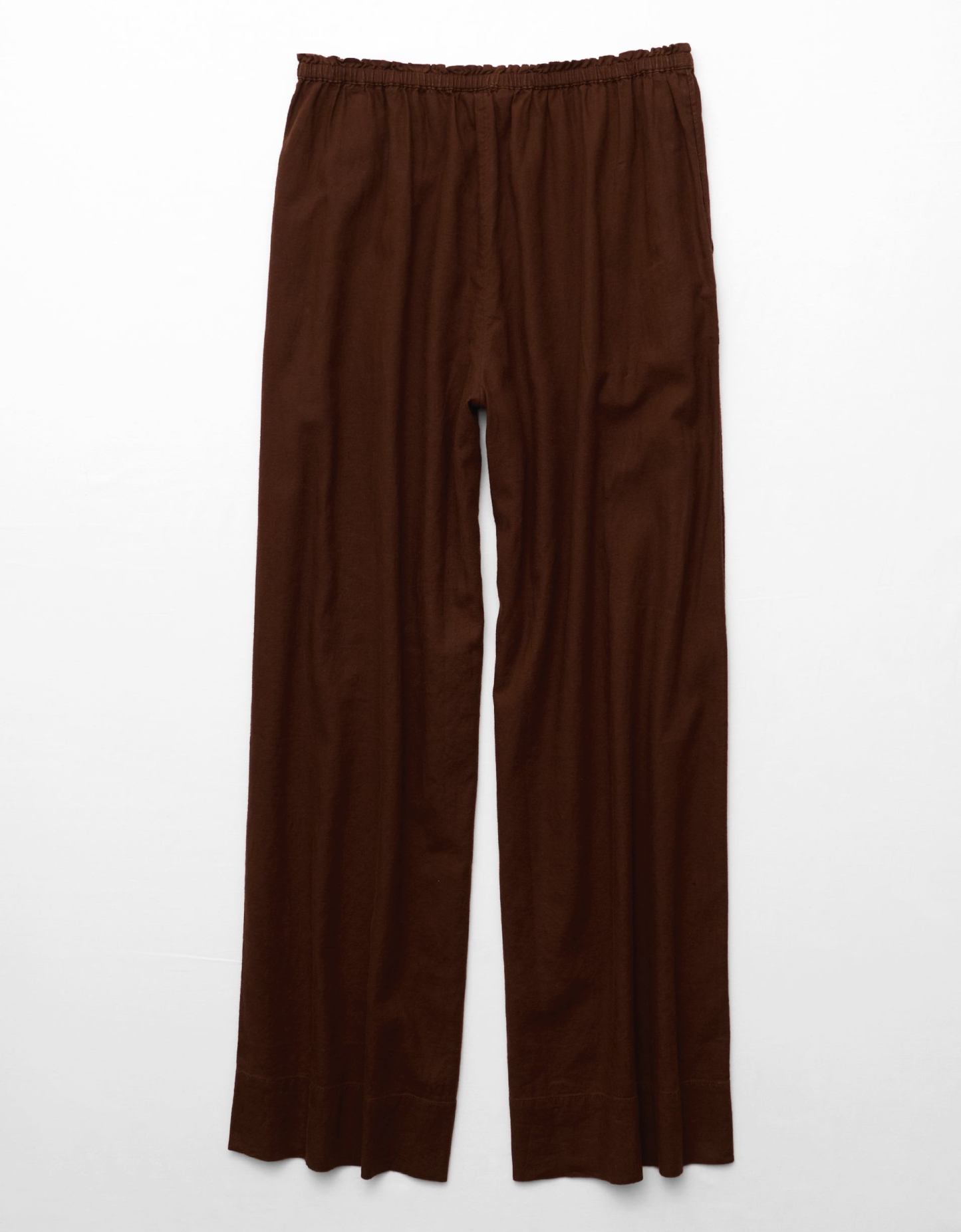 AE Linen-Blend Wide-Leg Pant