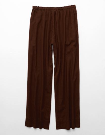 AE Linen-Blend Wide-Leg Pant