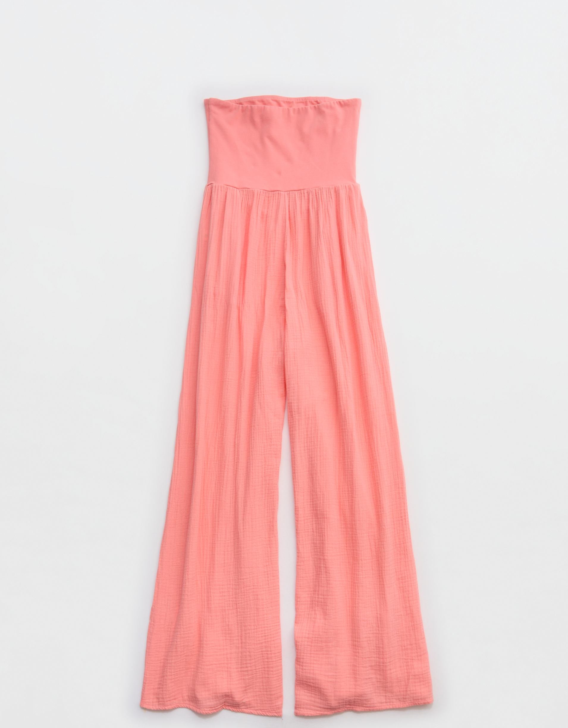 Aerie At The Barre Strapless Jumpsuit