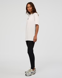Everyday Elevation FLXCotton Oversized Tee - White-Carbon Green