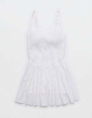 OFFLINE By Aerie Real Me Smocked Flowy Dress