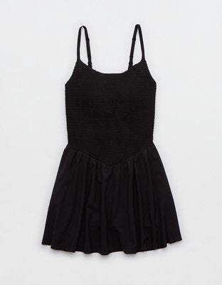 OFFLINE By Aerie Real Me Smocked Flowy Dress