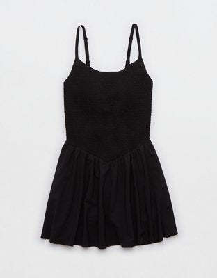 OFFLINE By Aerie Real Me Smocked Flowy Dress