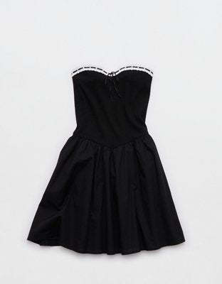 Aerie Strapless At The Barre Mini Dress