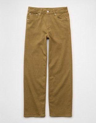 AE Stretch Super High-Waisted Wide-Leg Pant