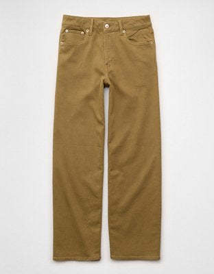 AE Stretch Super High-Waisted Wide-Leg Pant