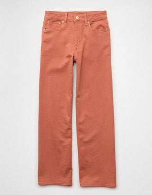 AE Stretch Super High-Waisted Wide-Leg Pant