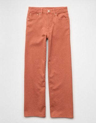 AE Stretch Super High-Waisted Wide-Leg Pant
