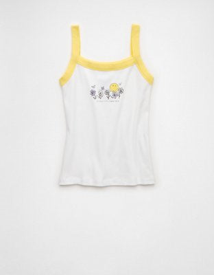 AE | Smiley® Graphic Tank Top