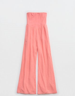 Aerie At The Barre Strapless Jumpsuit