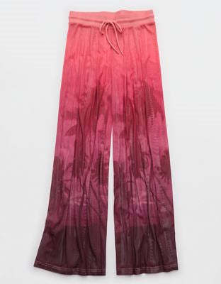 OFFLINE By Aerie Mesh Super Wide Leg Pant