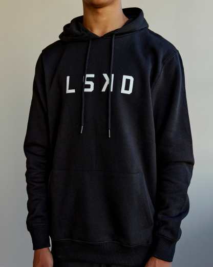 Structure Hoodie - Black-White