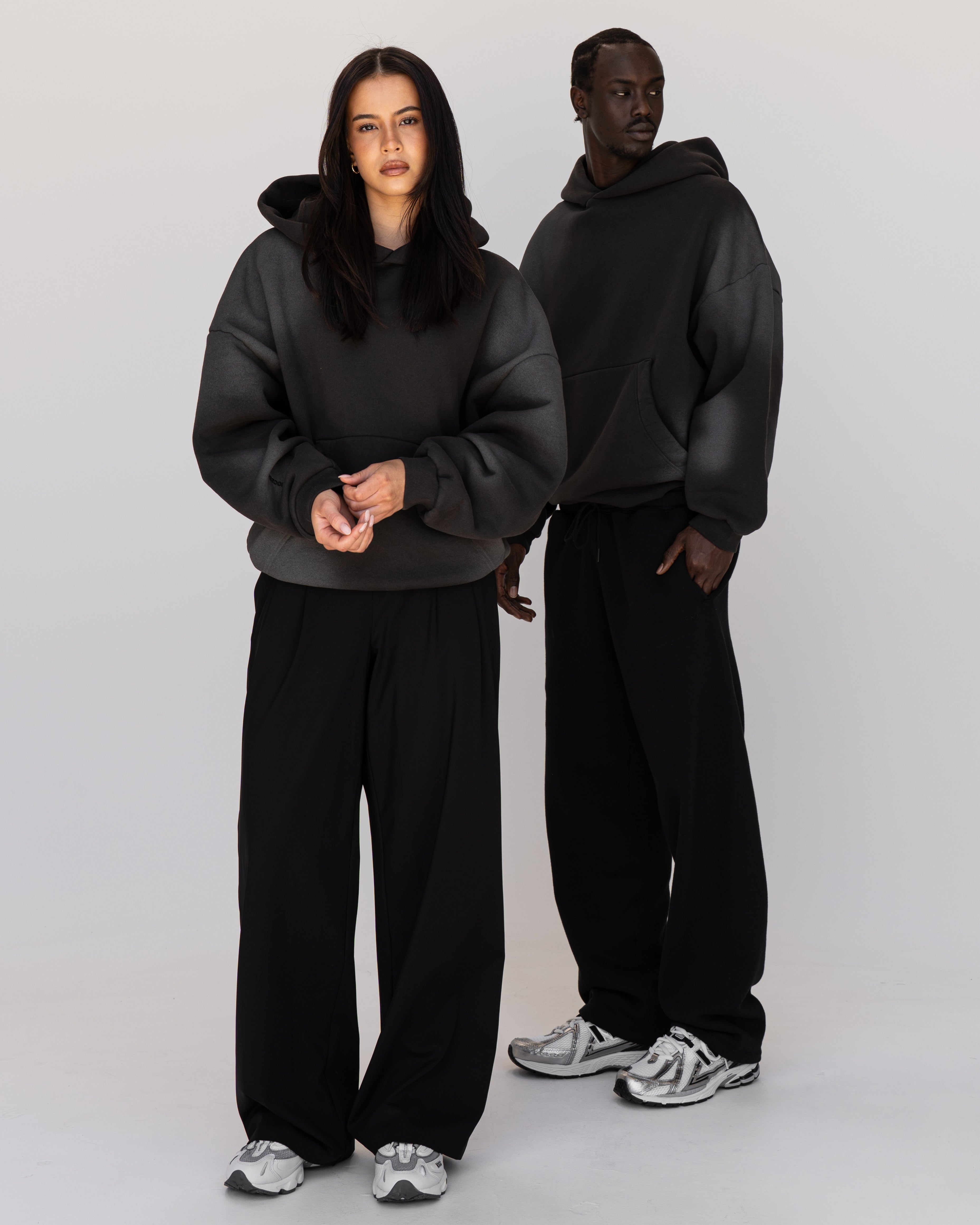 Memory In Motion Ultra Heavyweight Washed Hoodie - Charcoal Washed