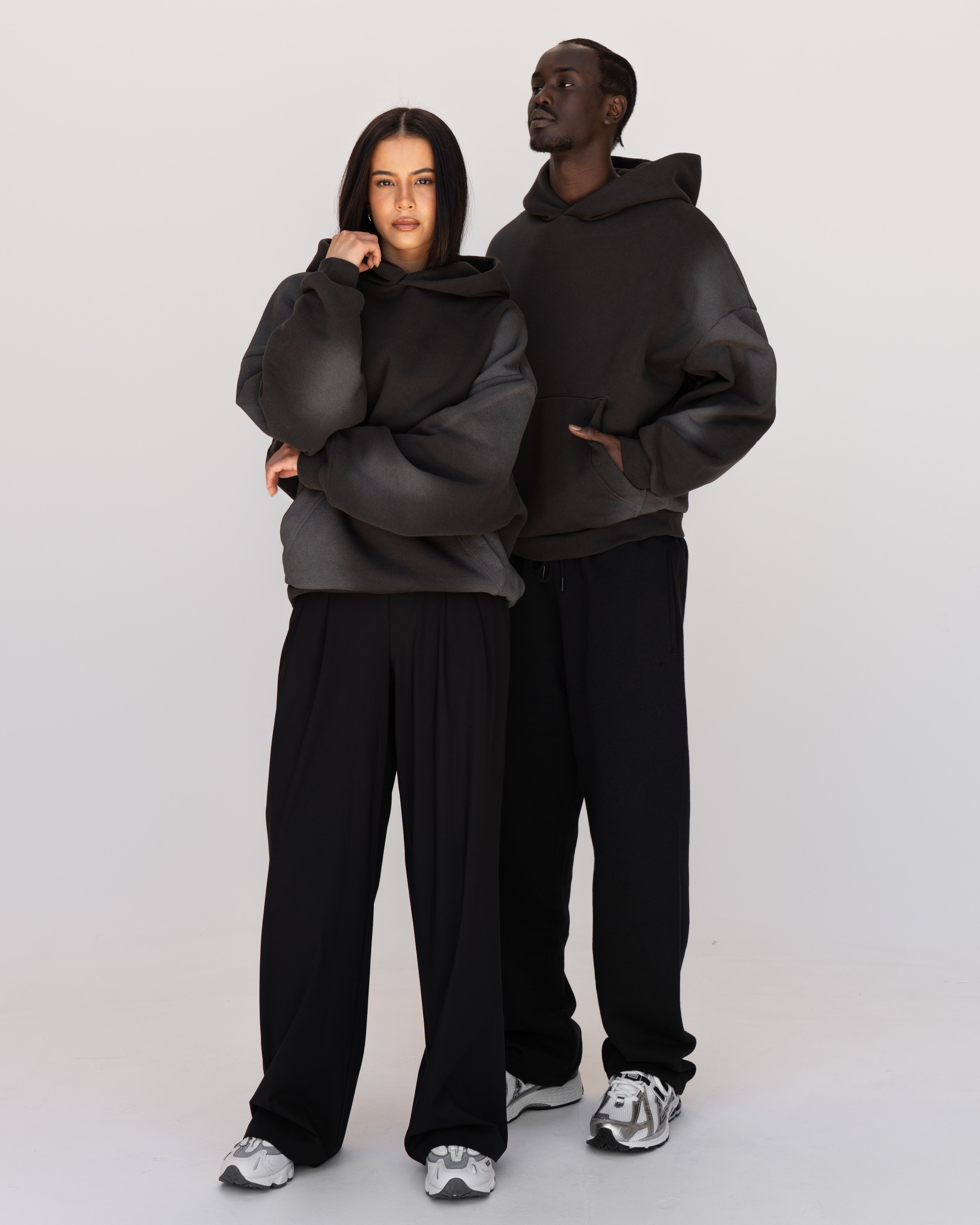 Memory In Motion Ultra Heavyweight Washed Hoodie - Charcoal Washed