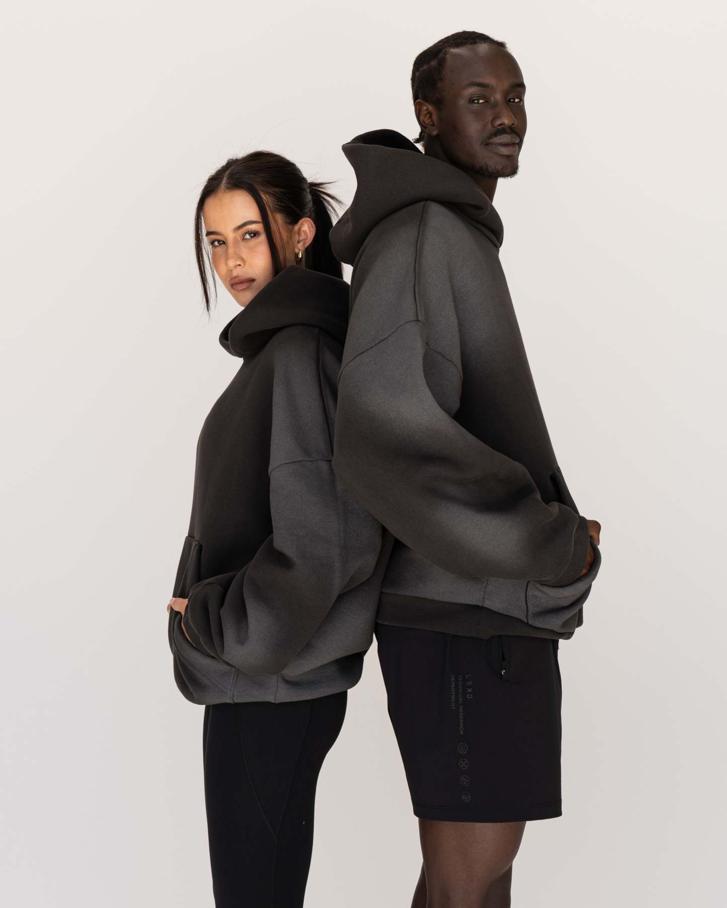 Memory In Motion Ultra Heavyweight Washed Hoodie - Charcoal Washed