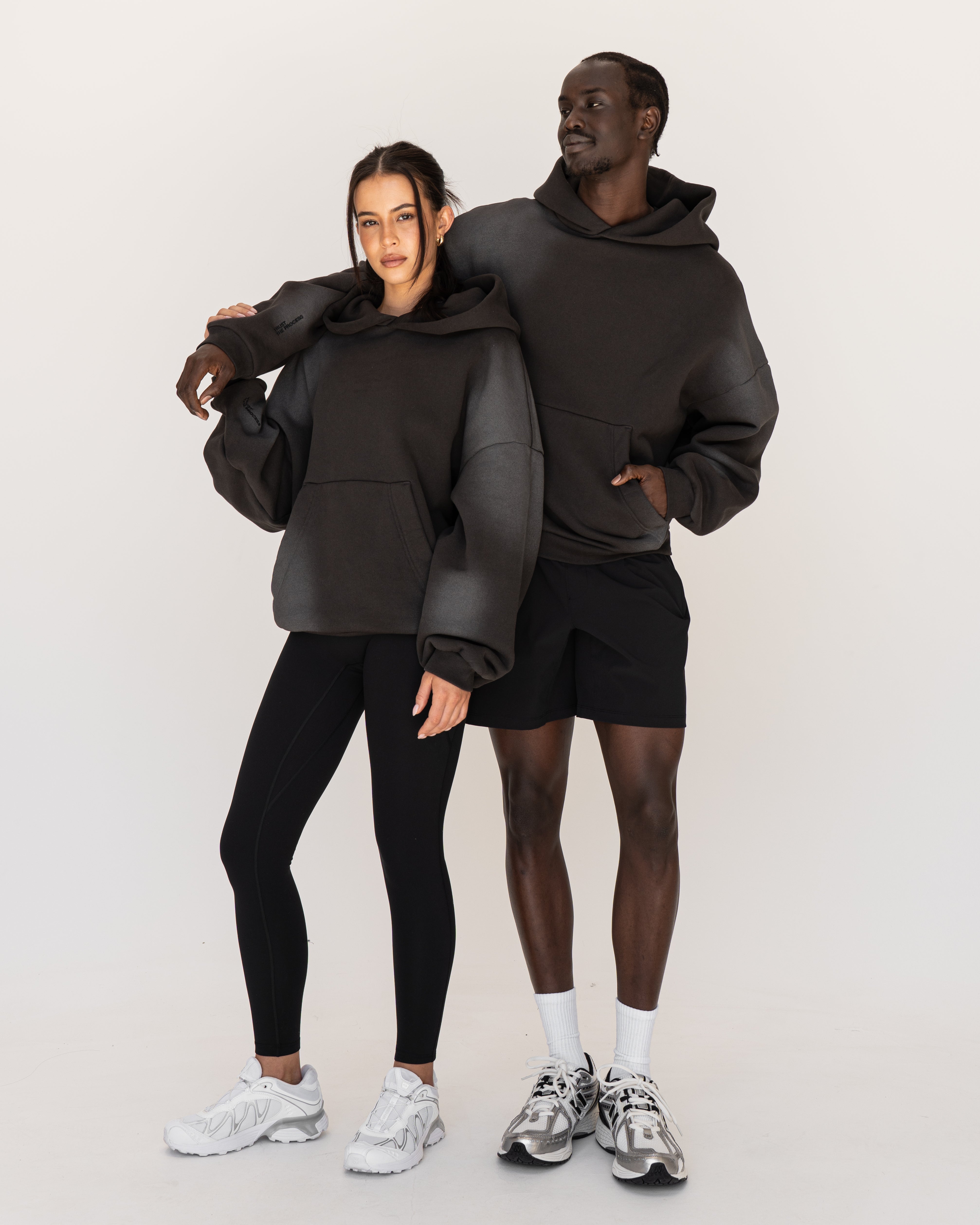 Memory In Motion Ultra Heavyweight Washed Hoodie - Charcoal Washed